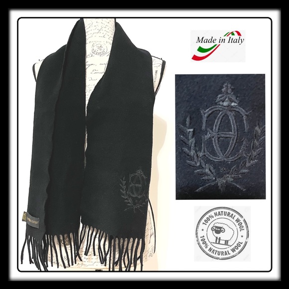 100% Wool  Scarf  Italy - Picture 1 of 8